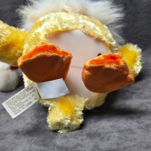 Vintage Dan Dee Chicken Santa Hat Animated Musical Chicken Dance Dancing Plush - Picture 6 of 11